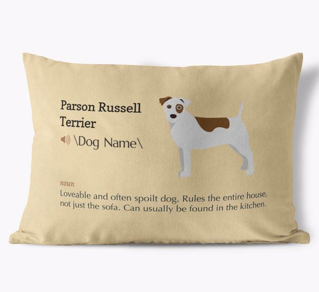 Definition: Personalized {breedFullName} Soft Touch Pillow